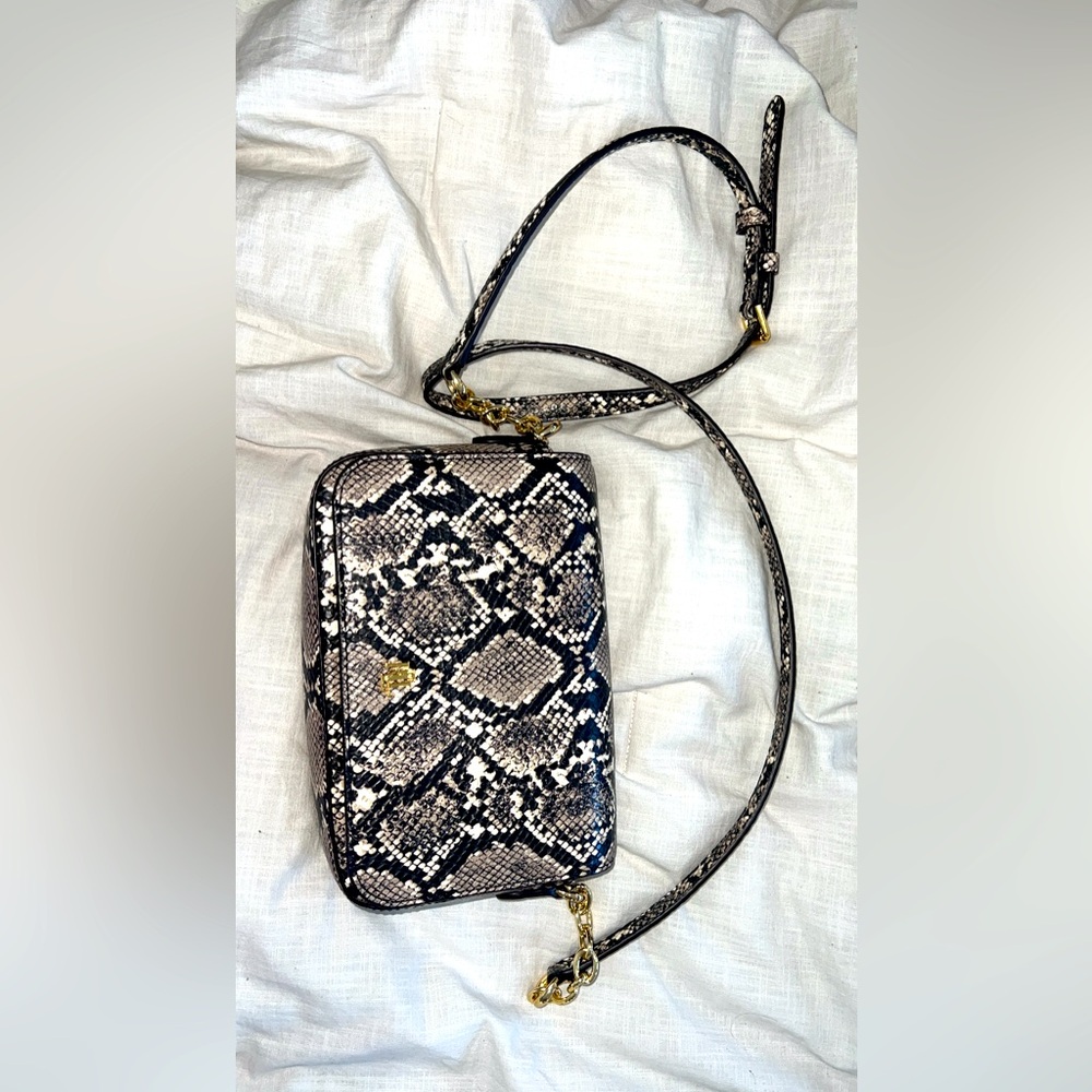 Ralph Lauren Snakeskin Crossbody Bag